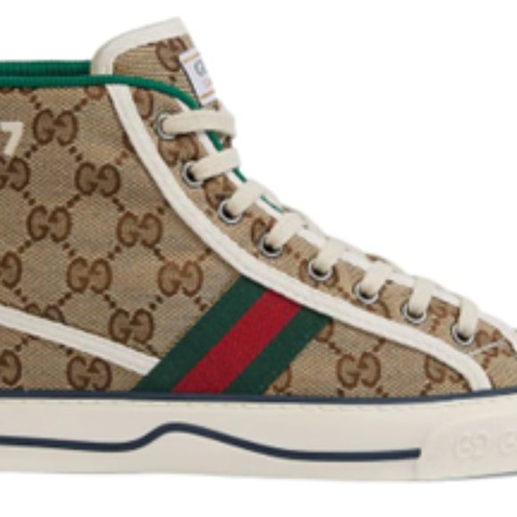 WOMEN'S GUCCI TENNIS 1977 HIGH TOP SNEAKER - Picture 4 of 4